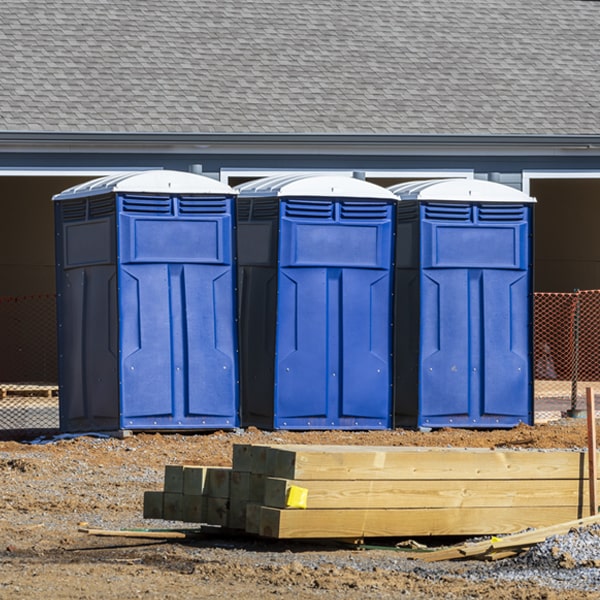 how can i report damages or issues with the portable toilets during my rental period in Rescue